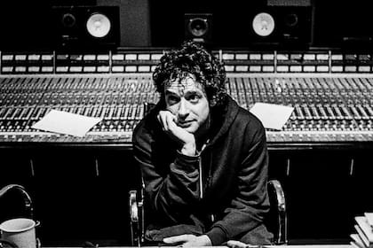 Cerati durante las sesiones de Bocanada en los estudios Matrix, en Londres, 1999