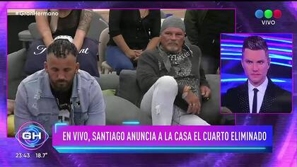 Cerca de la medianoche se conoció el nombre del cuarto eliminado de Gran Hermano