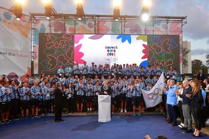 La ceremonia de cierre de los Juegos