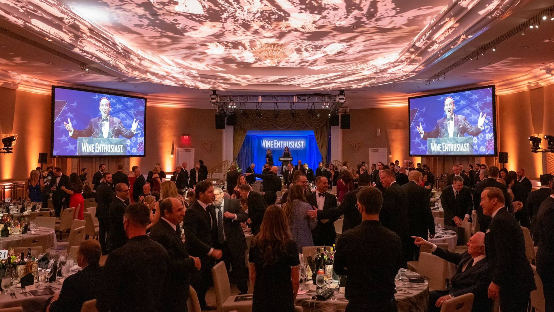 Ceremonia de los Wine Star Awards en el Eden Roc Hotel de Miami