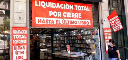 Una imagen de finales de 2020, cuando cerró la Librería de las Luces
