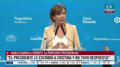 Cerruti: “El Presidente se comunicó con la vicepresidenta sin tener respuesta”