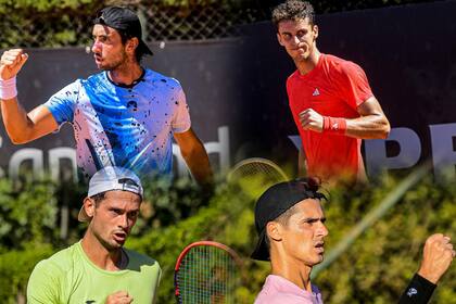 Cerúndolo, Coria, Tirante y Ficovich jugarán las semifinales del AAT Challenger Santander