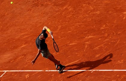 Cerúndolo festejó después de una hora y 12 minutos de acción para conseguir su décima victoria en Masters 1000 (primera en polvo de ladrillo)