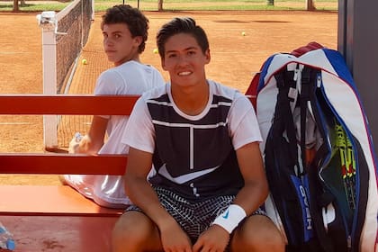 Cerúndolo y Báez, siempre juntos en el camino del tenis desde muy chicos