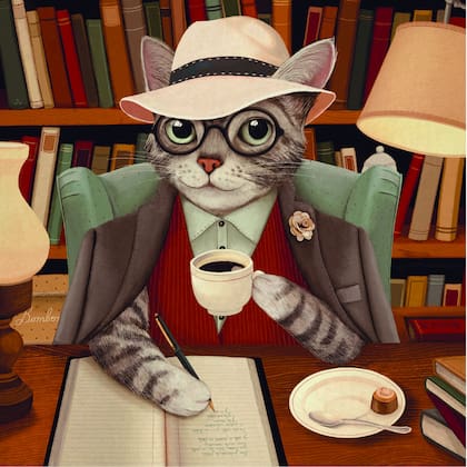 Cervantes, el gato escritor