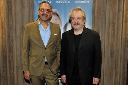 César Bordón y Jorge Marrale, de traje para la premiere