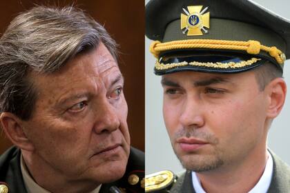 César Milani, ex jefe del Estado Mayor General del Ejército, y Kyrilo Budanov, jefe de Inteligencia de Ucrania