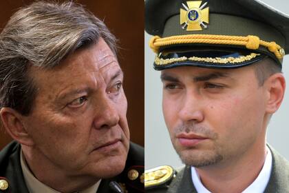 César Milani, ex jefe del Estado Mayor General del Ejército, y Kyrilo Budanov, jefe de Inteligencia de Ucrania