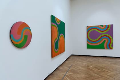 Vista de sala de la muestra César Paternosto. La mirada excéntrica en el MNBA