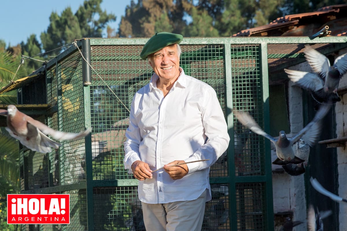 César reveló que contaba con más de trescientas aves entre su palomar de su campiña de San Pedro y el campo "El independiente".