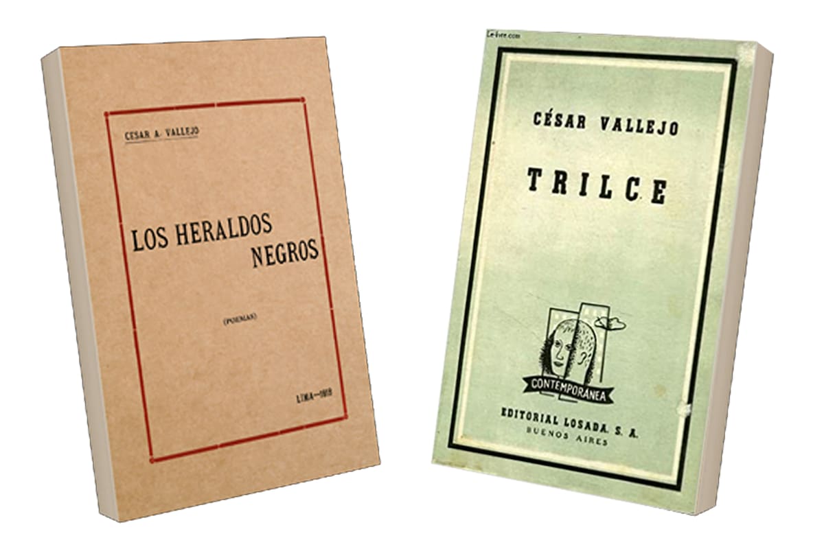 César Vallejo: Los heraldos negros, Trilce.