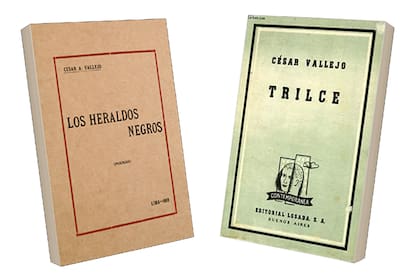 César Vallejo: Los heraldos negros, Trilce.