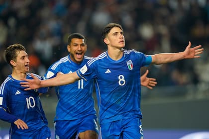 Cesare Casadei es el capitán de Italia y el actual goleador del Mundial Sub 20 Argentina 2023