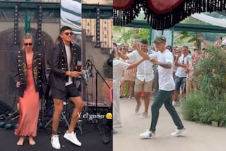 El Tucu Correa siguió con su fiesta de casamiento y sorprendió con sus dotes como bailarín