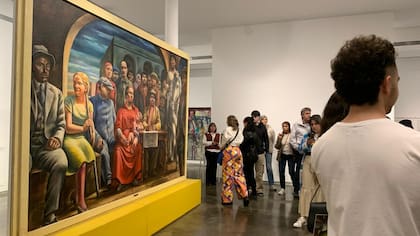 "Chacareros" de Berni en el Sívori