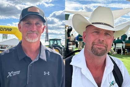 Chad Henderson, productor de Madison, Alabama, y Kelly Garrett, productor de Denison, Iowa, hablaron de cómo es producir en los Estados Unidos y las similitudes y diferencias con la Argentina