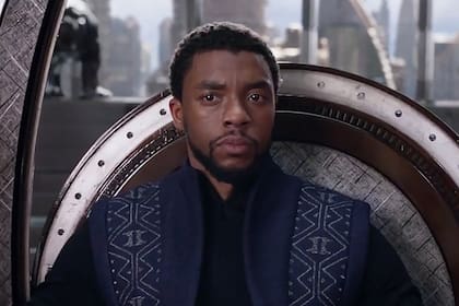 Chadwick Boseman en Pantera Negra