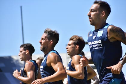 Chancalay, Hauche, Mura y Correa, en la exigente pretemporada de Racing