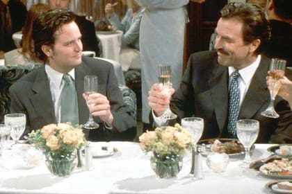 Chandler Bing y Richard Burke eran amigos en la vida real