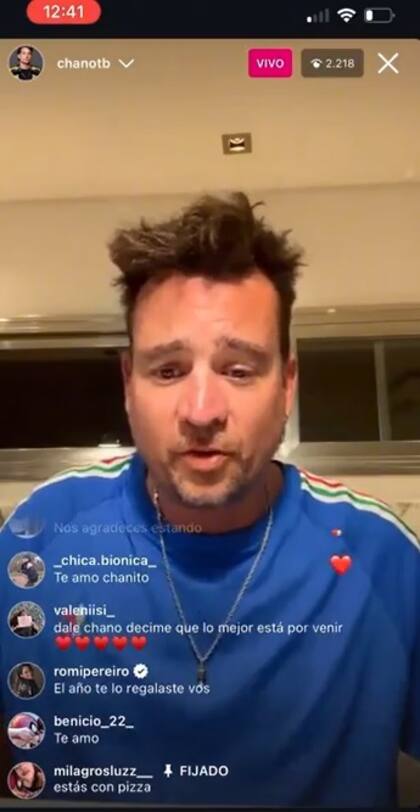 Chano afirmó que logró "salir adelante" en su transmisión en vivo