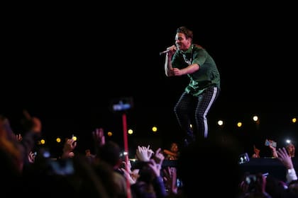 Chano cantó en Mar del Plata sus primeros temas como solista y los hits de Tan Biónica