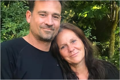 Chano junto a su mamá, Marina Charpentier