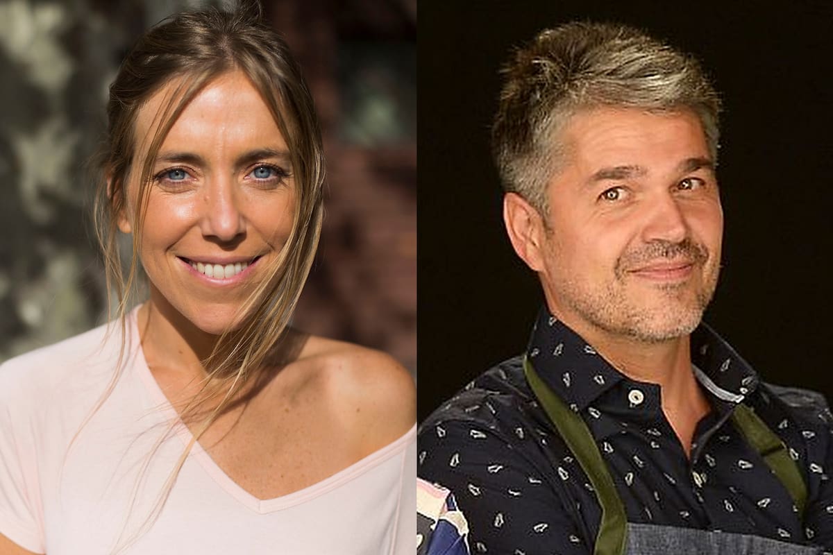 Chantal Abad y Juan Ferrara, envueltos en un escándalo que la angustió mucho a ella y a él lo llevó a tener que hacer algunas aclaraciones sobre su partida de Cocineros argentinos