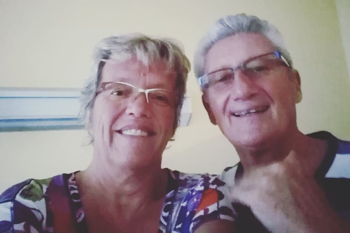 Chantal y Michel Barret recibieron el alta hoy del hospital Samic, de El Calafate; él fue el primer caso confirmado de coronavirus en la ciudad