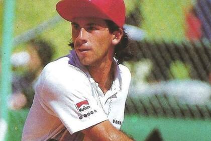 Chapacú a finales de los 80, tenía un revés muy potente, dicen los entendidos