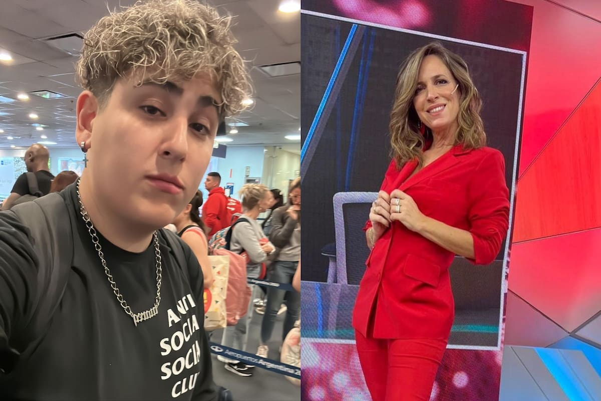 Chapu Martínez cruzó a Sandra Borghi.