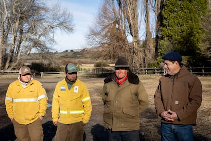 Charla en la estancia Mamuil Malal.