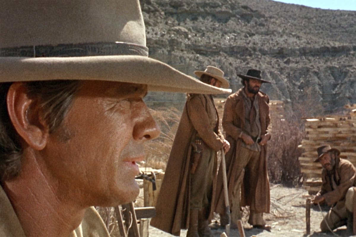 Charles Bronson en el recordado western de Sergio Leone Érase una vez en el Oeste