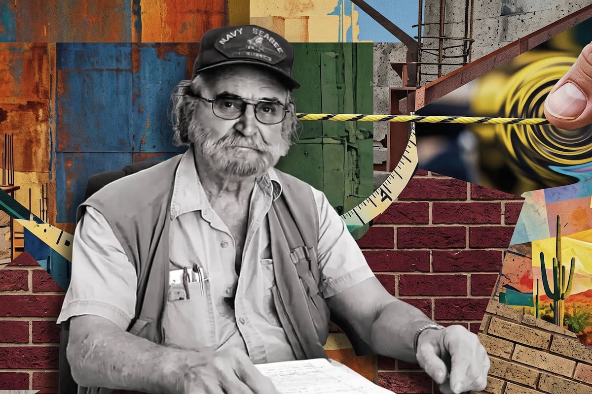 Charles Cummins, experto constructor y albañil en Arizona