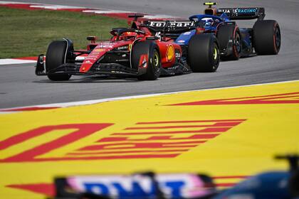 Charles Leclerc no pudo mostrarse competitivo en el Gran Premio de España