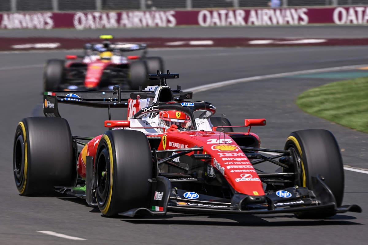 Charles Leclerc y Lewis Hamilton se ilusionan con tener un año positivo con Ferrari; están dejando buenas impresiones