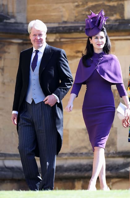 Charles Spencer, hermano de Lady Diana, y su mujer, Karen Spencer