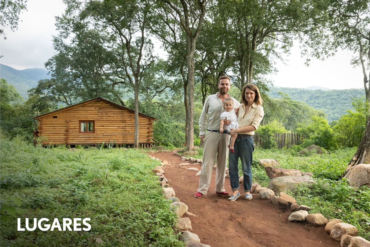 Charles y Hermine d'Herbais junto a su pequeña hija, Zita.
