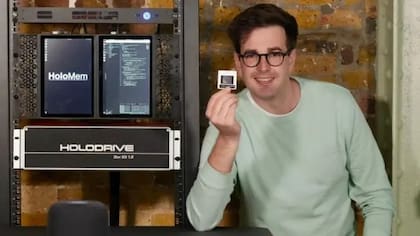 Charlie Gale confía en que su sistema puede superar la tecnología de almacenamiento existente