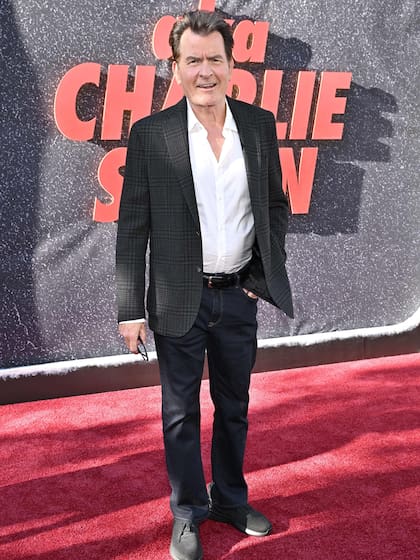 Charlie Sheen en la premiere del documental de Netflix Nombre artístico: Charlie Sheen