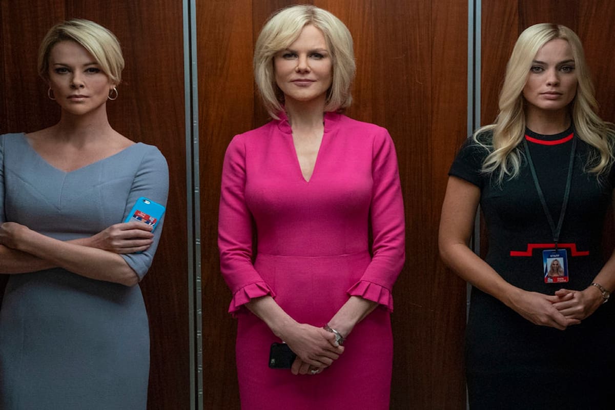 Charlize Theron, Nicole Kidman y Margot Robbie, en el primer adelanto de la película, que se estrenará en diciembre