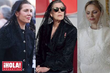 Charlotte Casiraghi y las princesas Carolina y Charlene de Mónaco fueron protagonistas de la recepción privada que organizó la Casa Real en el Palacio