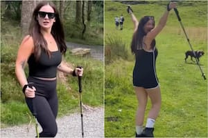 Charlotte Craig batió todos los pronósticos al volver a caminar después de tres años para visitar la tumba de su papá