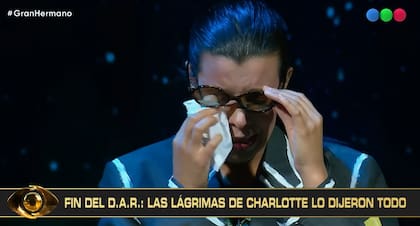 Charlotte no pudo contener la emoción (Captura: Telefe)