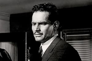 Charlton Heston como Ramón Vargas en Sed de mal, de Orson Welles