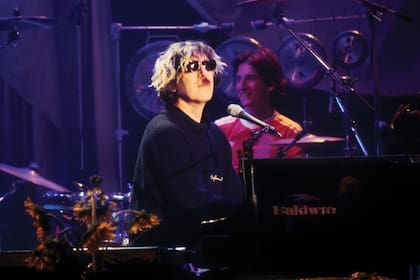 Charly en los Post Edge Studios de Miami, en 1995