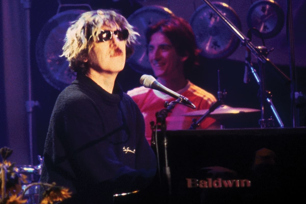 Charly en los Post Edge Studios de Miami, en 1995