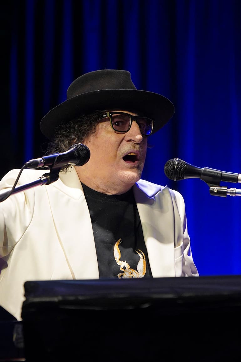 Charly García el 23 de octubre de 2021, en el CCK, en el que es hasta aquí el último concierto que ofreció para su público