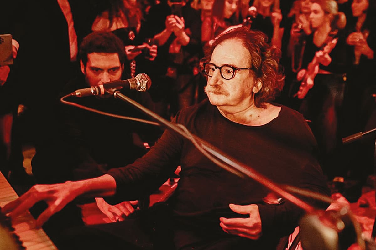 Charly García fue operado en el IADT (FOTO: GASTÓN BARENMBERG)