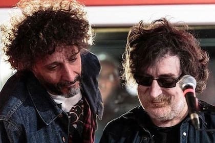 Charly García junto a Fito Páez